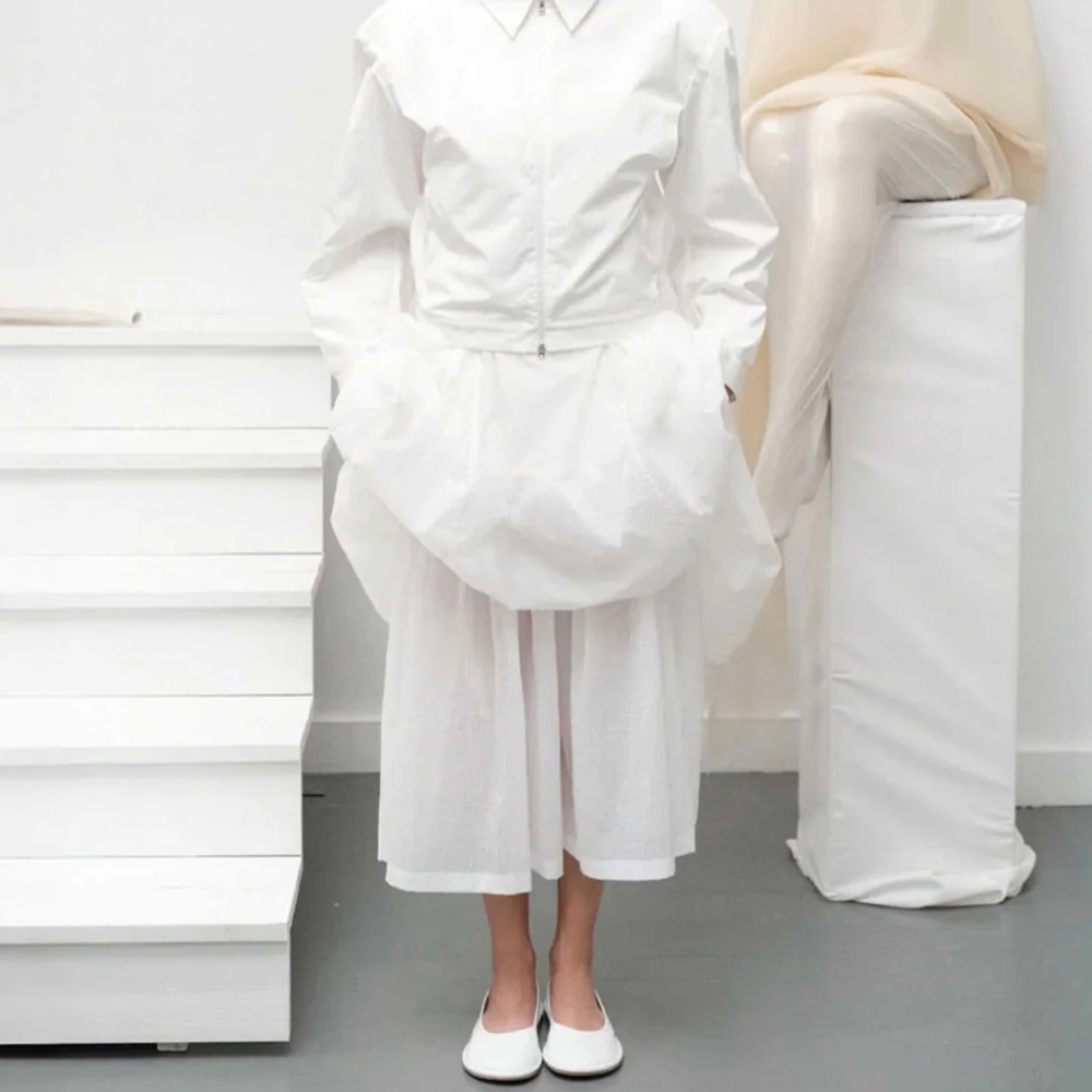 Shirring Culotte Pants